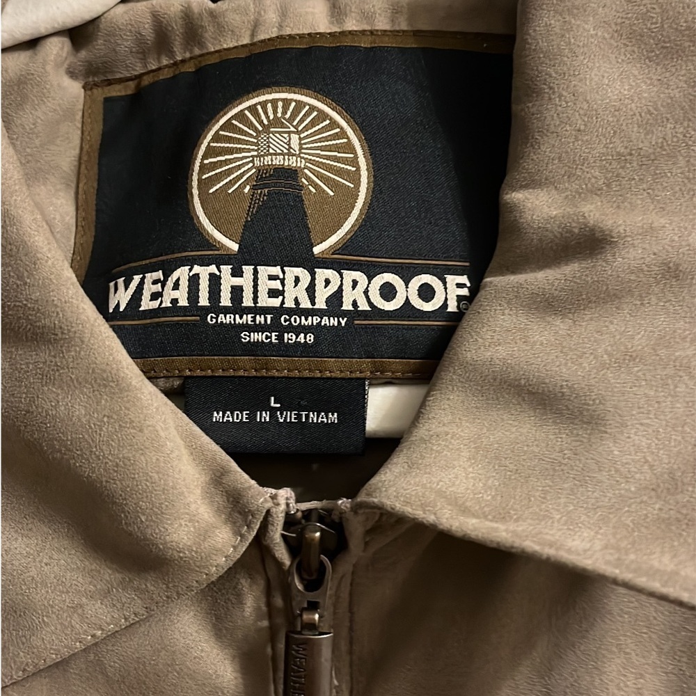 Men’s Weatherproof NASA Jacket with Double Pockets Size Large - Picture 2 of 3